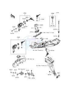 NINJA_ZX-6R_ABS ZX636FFF FR GB XX (EU ME A(FRICA) drawing Ignition Switch