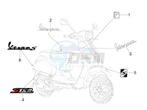 S 150 4T Vietnam drawing Plates - Emblems