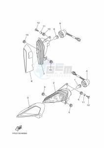 YFM700R (BCX8) drawing HEADLIGHT