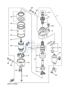 F350AETX drawing STARTER-MOTOR