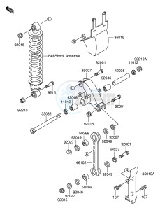 RM60 (E28) drawing REAR SUSPENSION