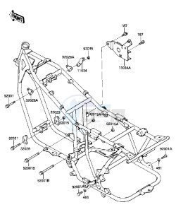 KLT 250 C [PRAIRIE] (C2-C3) [PRAIRIE] drawing FRAME FITTINGS -- 84-85 C2_C3- -