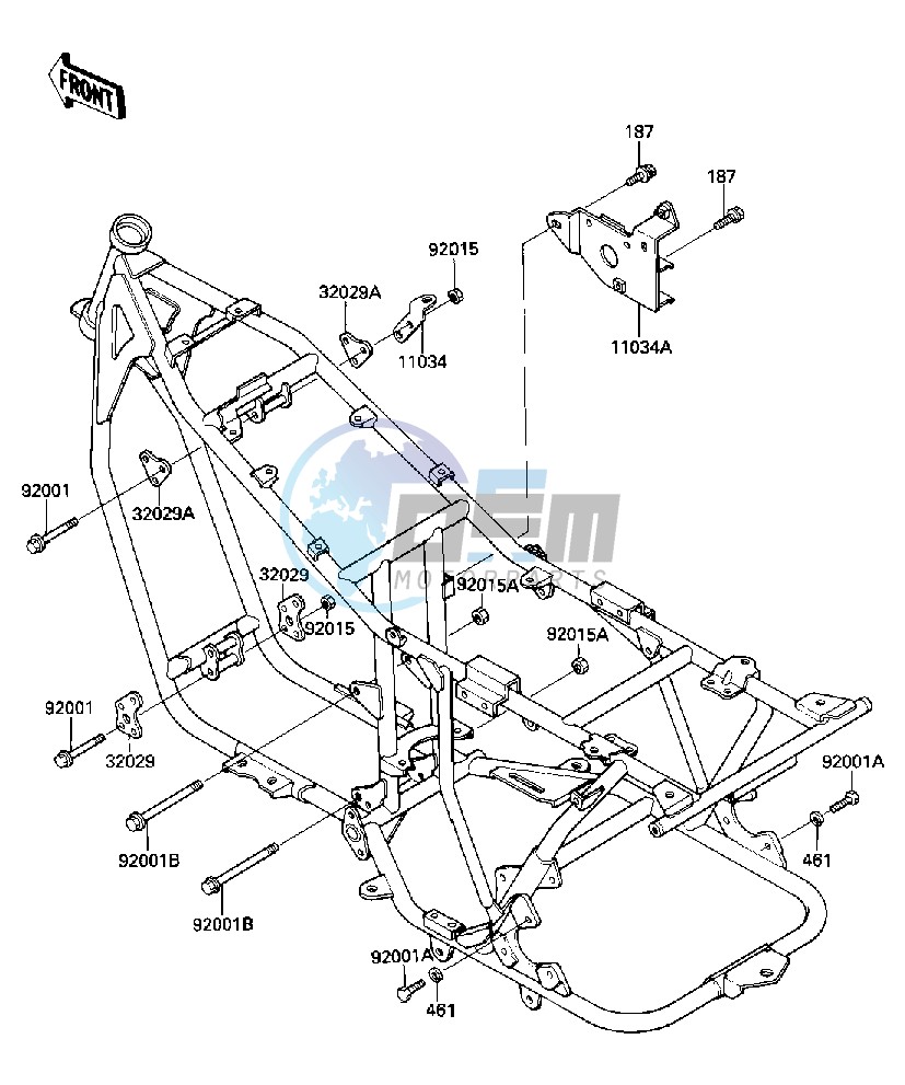 FRAME FITTINGS -- 84-85 C2_C3- -