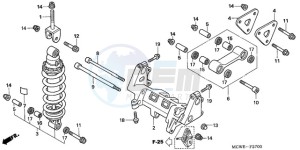 VFR8009 UK - (E / MME) drawing REAR CUSHION (VFR800)