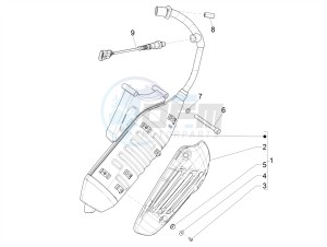 PRIMAVERA 50 4T-3V NOABS E4 (EMEA) drawing Silencer