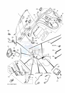 TRACER 900 GT MTT850D (B1J8) drawing ELECTRICAL 1