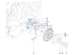 Typhoon 125 4T 2V E3 (NAFTA) drawing Driving pulley