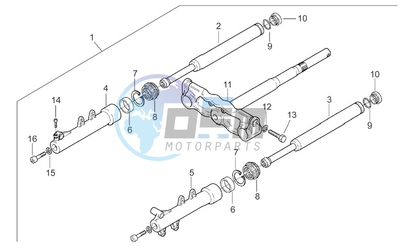 Front fork Marzocchi