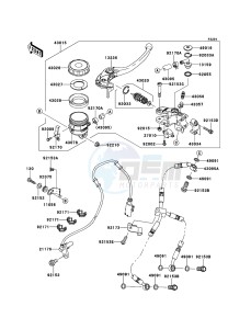 NINJA_ZX-10R ZX1000JCF FR XX (EU ME A(FRICA) drawing Front Master Cylinder