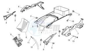 Stelvio 1200 8V STD - NTX drawing Rear body I