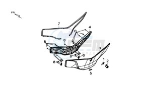 MAXSYM 600 I ABS EXECUTIVE SPORT L6 drawing COWLING