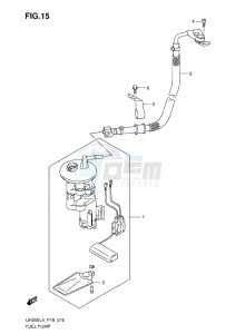 UH200 ABS BURGMAN EU drawing FUEL PUMP