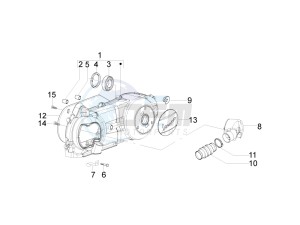 S 125 4T 2V E3 Taiwan drawing Crankcase cover and cooling