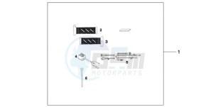 VFR800A9 Ireland - (EK / ABS MME TWO) drawing GRIP HEATER(12A)