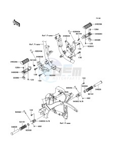 VN900_CUSTOM VN900CBF GB XX (EU ME A(FRICA) drawing Footrests