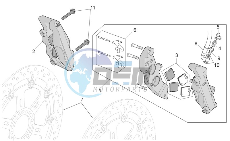 Front brake caliper II