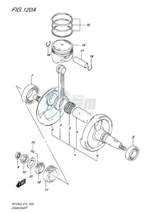 RV125 VAN VAN EU drawing CRANKSHAFT