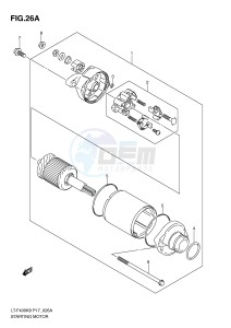 LT-F400 (P17) drawing STARTING MOTOR (MODEL L0)