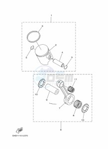 YZ85LW YZ85 (B0GB) drawing OPTIONAL PARTS 1