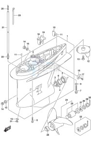 DF 175AP drawing Gear Case