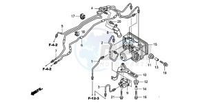 CBF600N drawing ABS MODULATOR (CBF600SA8/NA8)