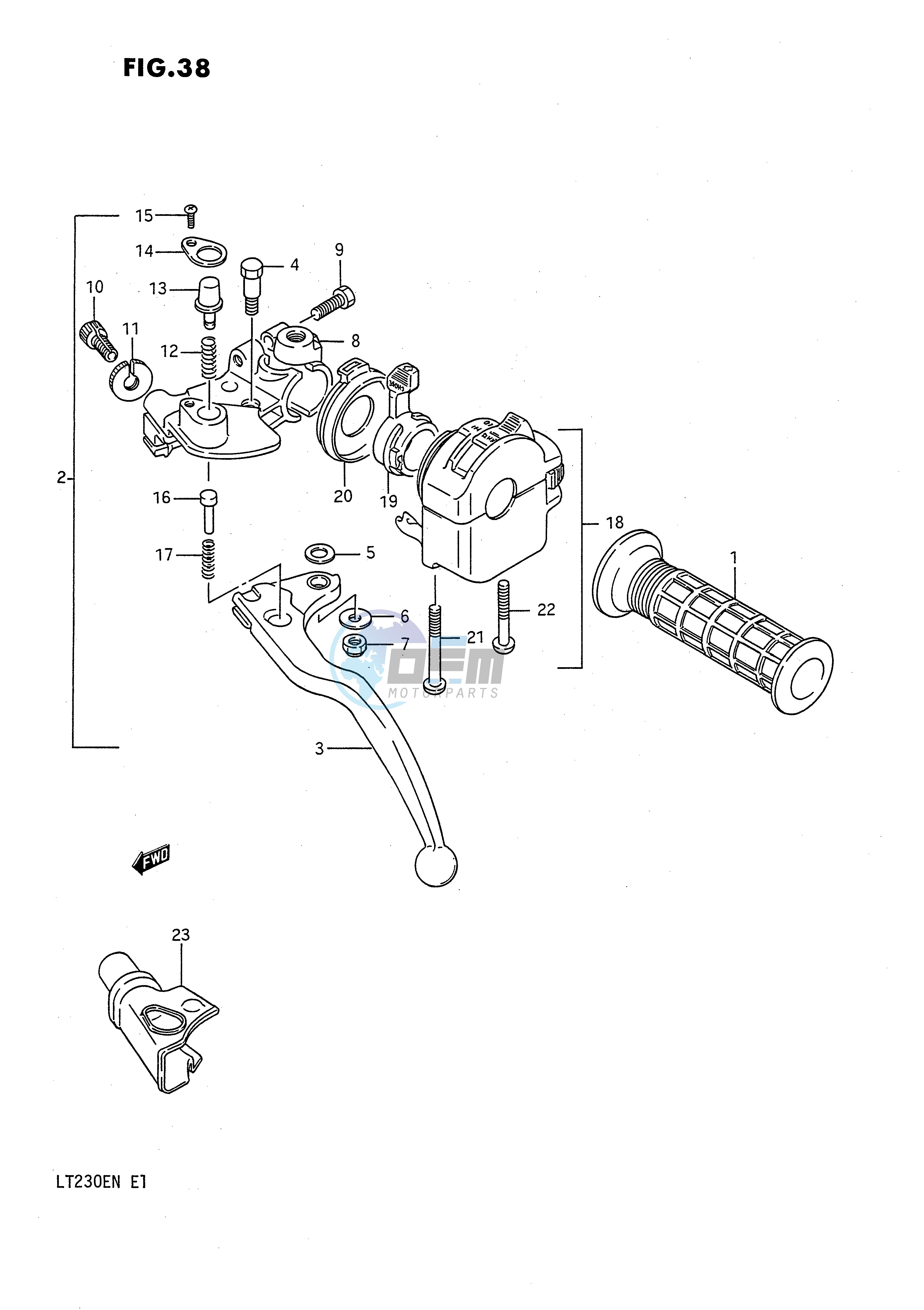 LEFT  HANDLE SWITCH