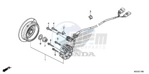 CRF250XD CRF250R Europe Direct - (ED) drawing GENERATOR