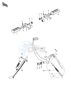 F7 (C-D) 175 drawing FOOTRESTS_STAND_BRAKE_PEDAL