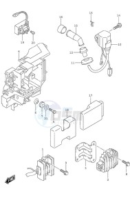 DF 25A drawing Rectifier/Ignition Coil