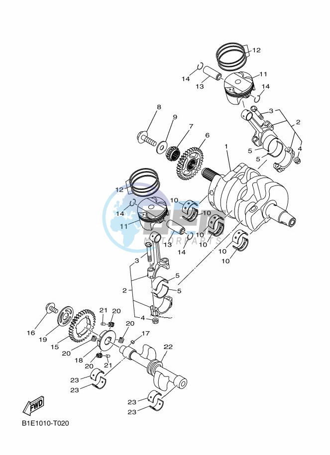 CRANKSHAFT & PISTON