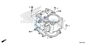 TRX500FAE TRX500FA Europe Direct - (ED) drawing CYLINDER