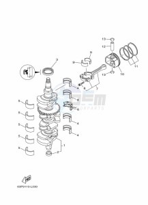 FL150AETL drawing CRANKSHAFT--PISTON