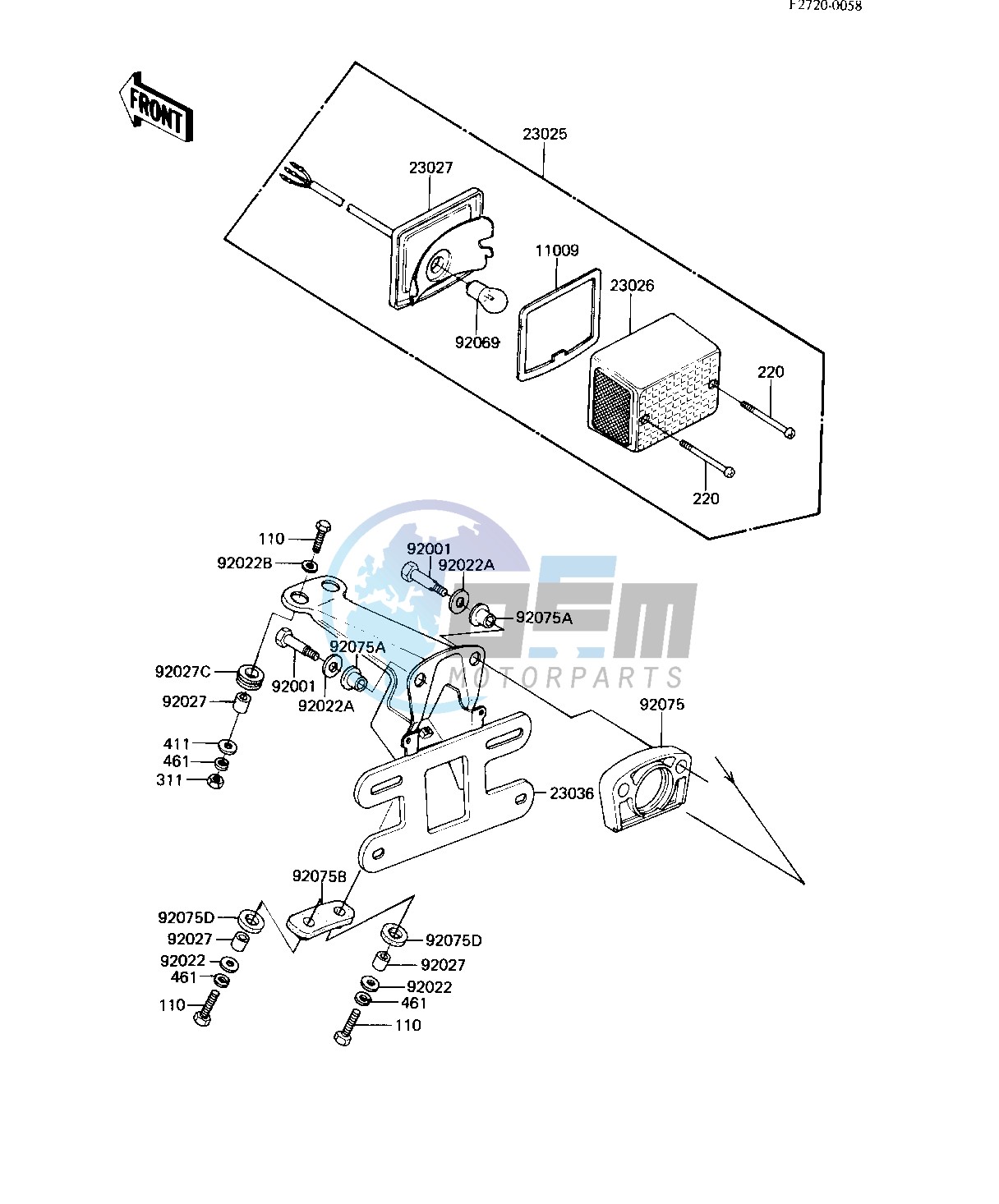 TAILLIGHT -- 82-83 A9_A10- -