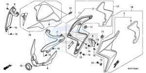 CB1000R9 UK - (E / MPH) drawing COWL