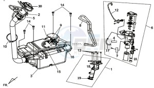 JOYRIDE S 125I (LF12W2-EU) (L7-L9) drawing FUEL TANK - FUEL REGULATOR