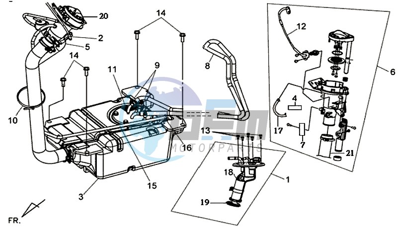 FUEL TANK - FUEL REGULATOR