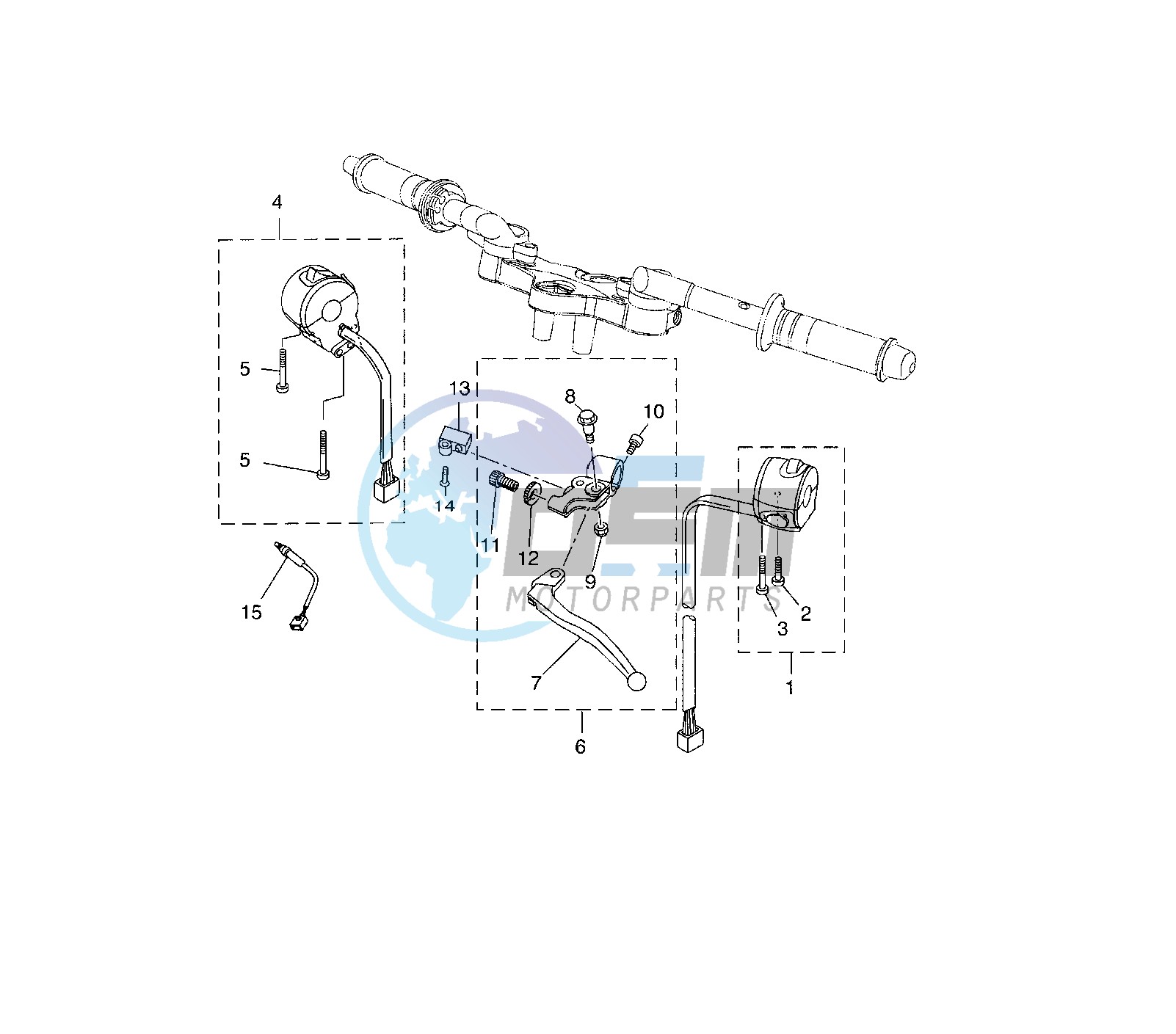 HANDLE SWITCH AND LEVER