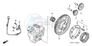 NT700VAA France - (F / ABS) drawing PULSE GENERATOR/ STARTING CLUTCH