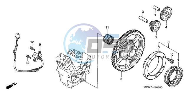 PULSE GENERATOR/ STARTING CLUTCH