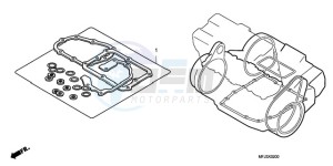 CBR600RA9 France - (F / ABS CMF MME) drawing GASKET KIT B