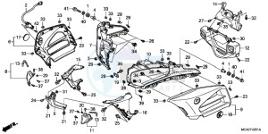 GL1800G GOLDWING 2ED drawing COWL (GL1800C/D/E/F/G)