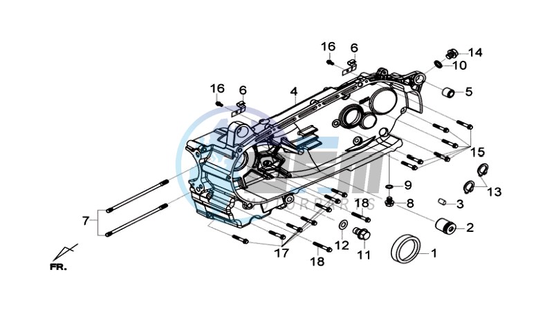 CRANKCASE LEFT