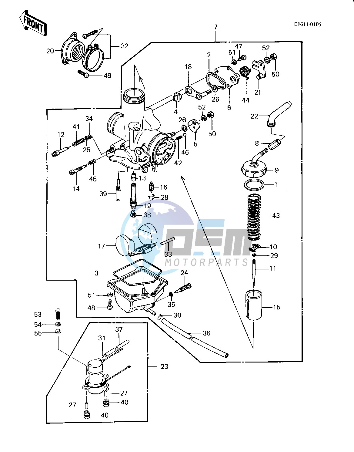 CARBURETOR_FUEL PUMP   -- 83 KLT200-C1- -