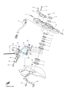 YZF-R1 YZF-R1E 998 R1 (2SG3) drawing STEERING