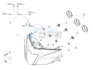 TUONO 1100 V4 FACTORY E4 ABS (EMEA, LATAM) drawing Headlight