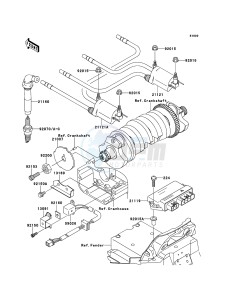 ZRX1200R ZR1200-A5H FR GB XX (EU ME A(FRICA) drawing Ignition System