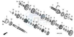 CBF600N9 Europe Direct - (ED) drawing TRANSMISSION