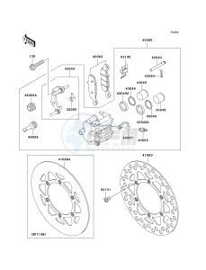 KX 85 A [KX85 MONSTER ENERGY] (A6F - A9FA) A6F drawing FRONT BRAKE