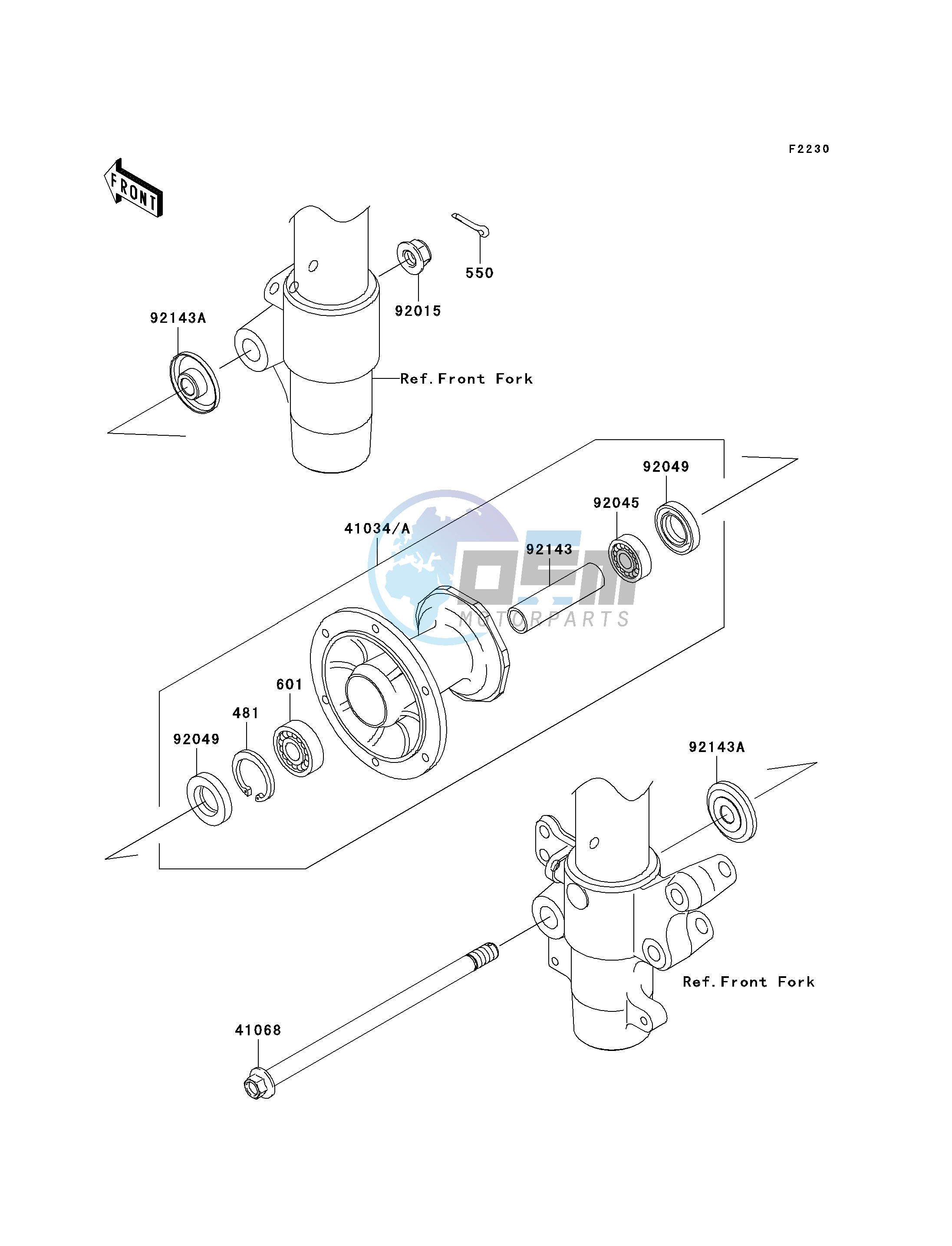 FRONT HUB