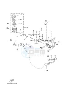 YZF-R125 R125 (5D7K 5D7K 5D7K 5D7K) drawing REAR MASTER CYLINDER